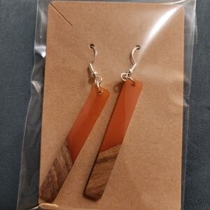 🦄 3 For $10 🦄 Bundle and Save - Elegant Orange and Brown Dangle Earrings
